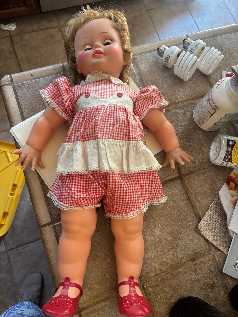 Original 1960s kissy doll